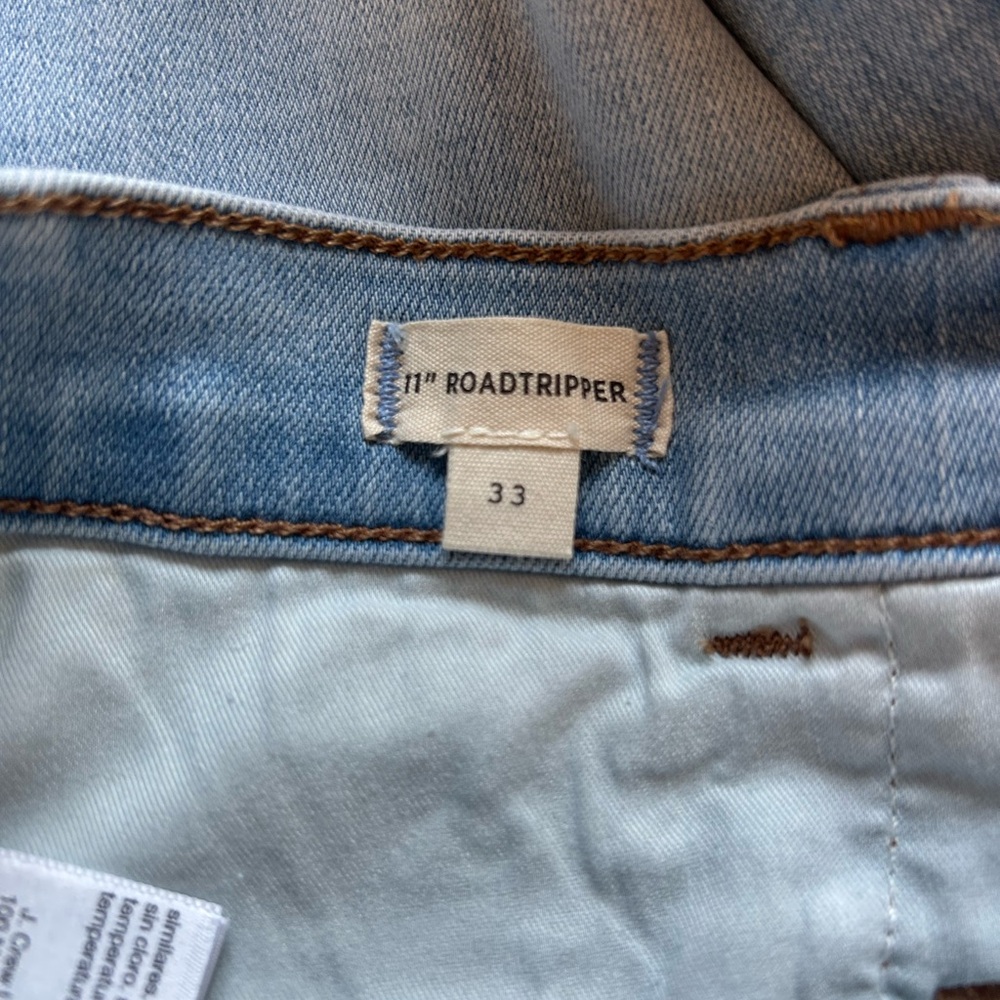 Madewell 11" High-Rise Roadtripper Authentic Jeans in Meade Wash size 33 - Picture 10 of 13
